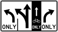 R3 series Lane usage and turns-Advance intersection lane control with bike lane